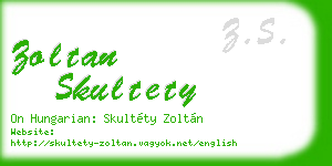zoltan skultety business card