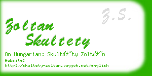 zoltan skultety business card